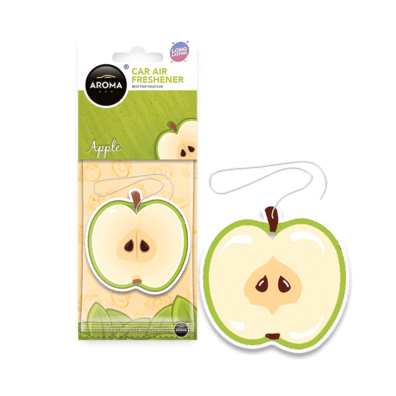 Aroma Car - hanging Fruits - Apple 24 stk