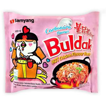 Samyang Buldak Carbonara Ramen Nudeln Hot Chicken 5 X 130g