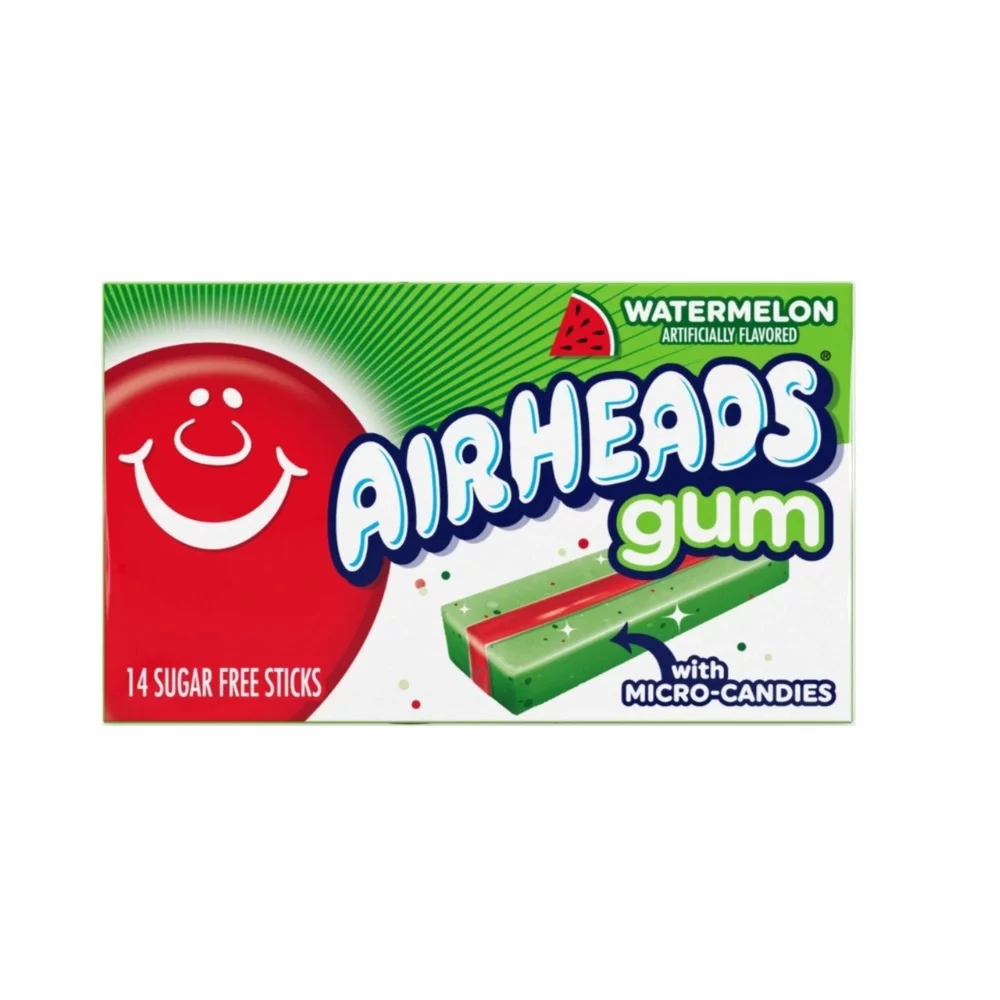 Airheads - Kaugummi - Watermelon - 12 x 34g