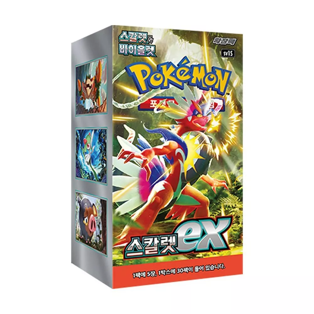Pokémon Scarlet ex sv1S Display 30 Booster Box - Koreanisch