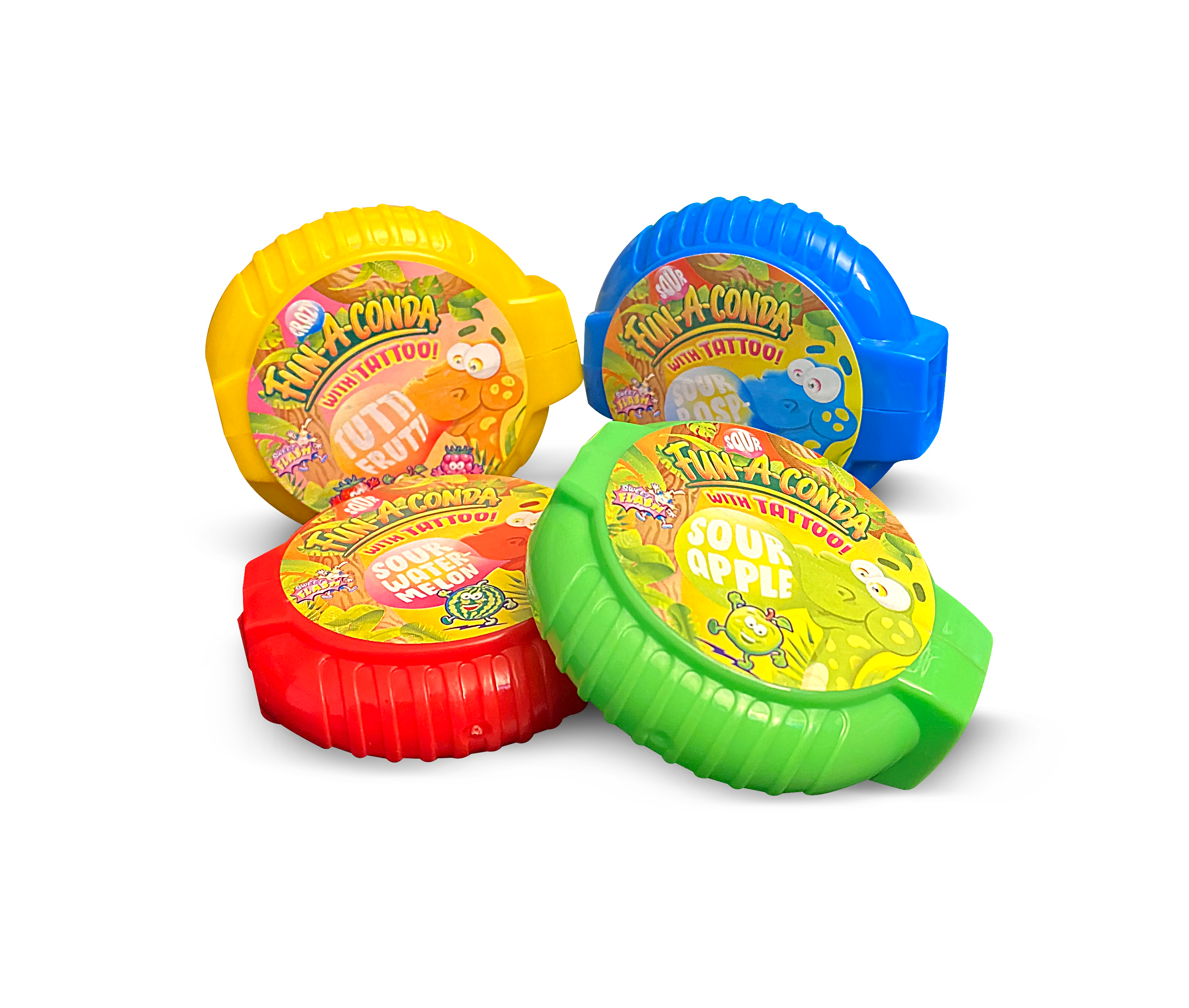 Sweet Flash Crazy Fun-a-Conda with tattoo 30stk