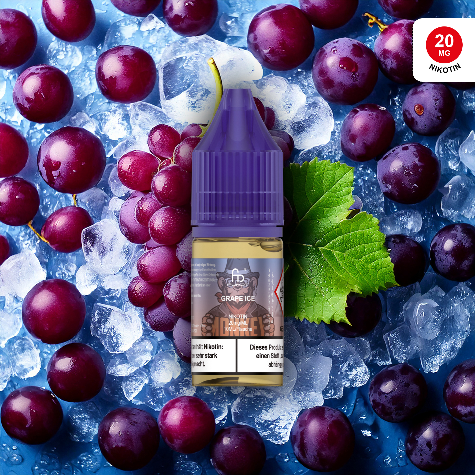 RandM Tornado 7000 - 10mg - Grape Ice 10stk
