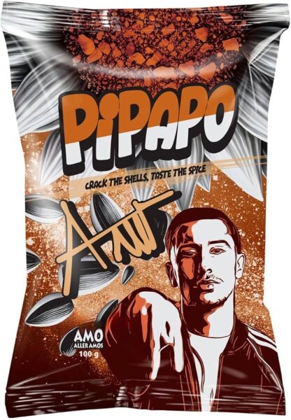 PIPAPO Amo geröstete Sonnenblumenkerne Chili Taco 42 x 100g