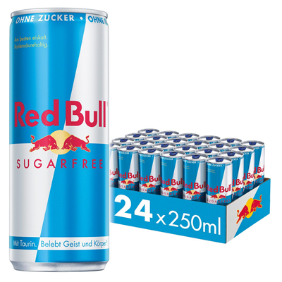 Red Bull Energy Drink Sugarfree 24 X 250 ml DPG