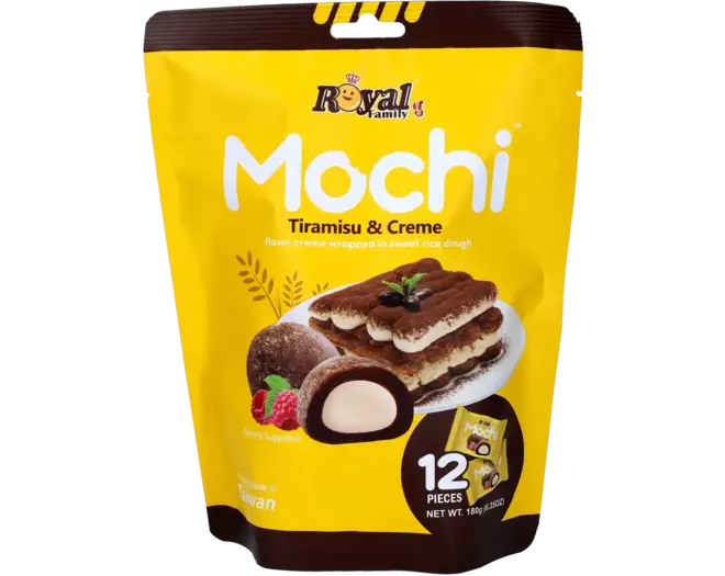 Royal Family | Mochi - Tiramisu & Creme | 12x180g
