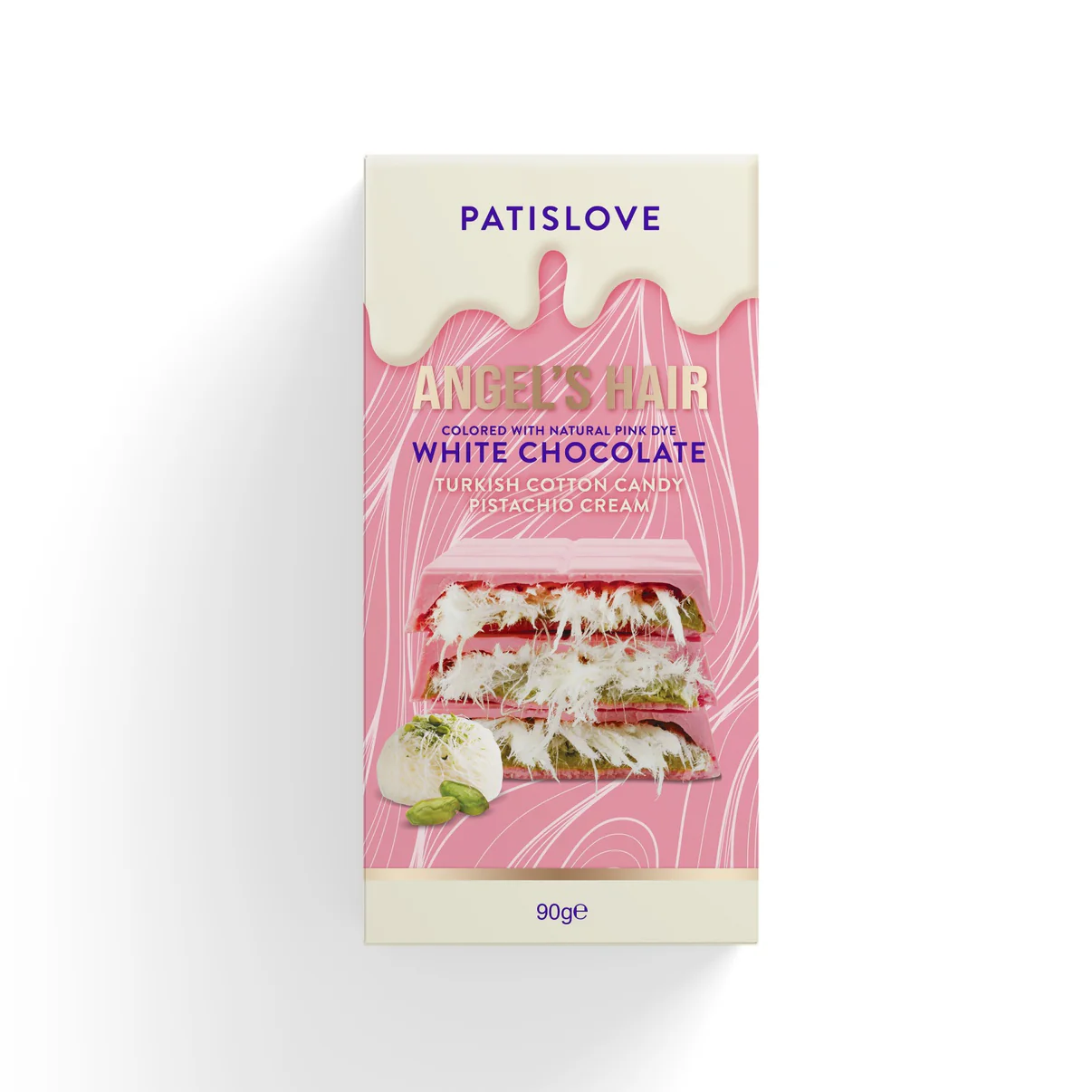 Patislove Angel Hair White Ruby Schokolade 10 X 90g