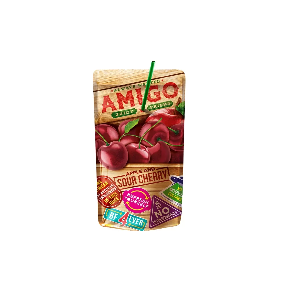 Amigo - Apple and Sour Cherry- 8 x 200ml