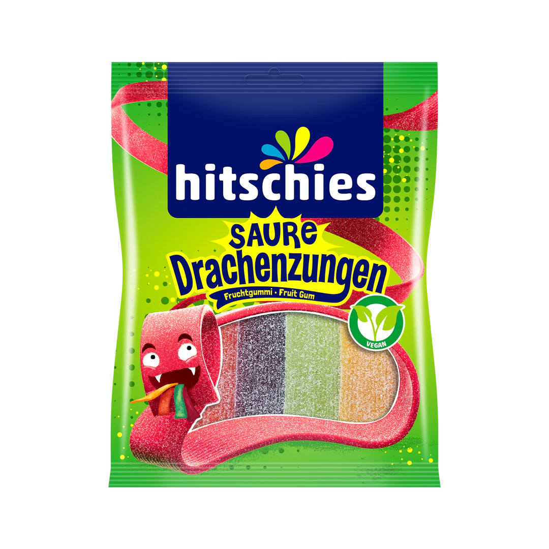 Hitschies Saure Drachenzungen Blau 20 x 125g
