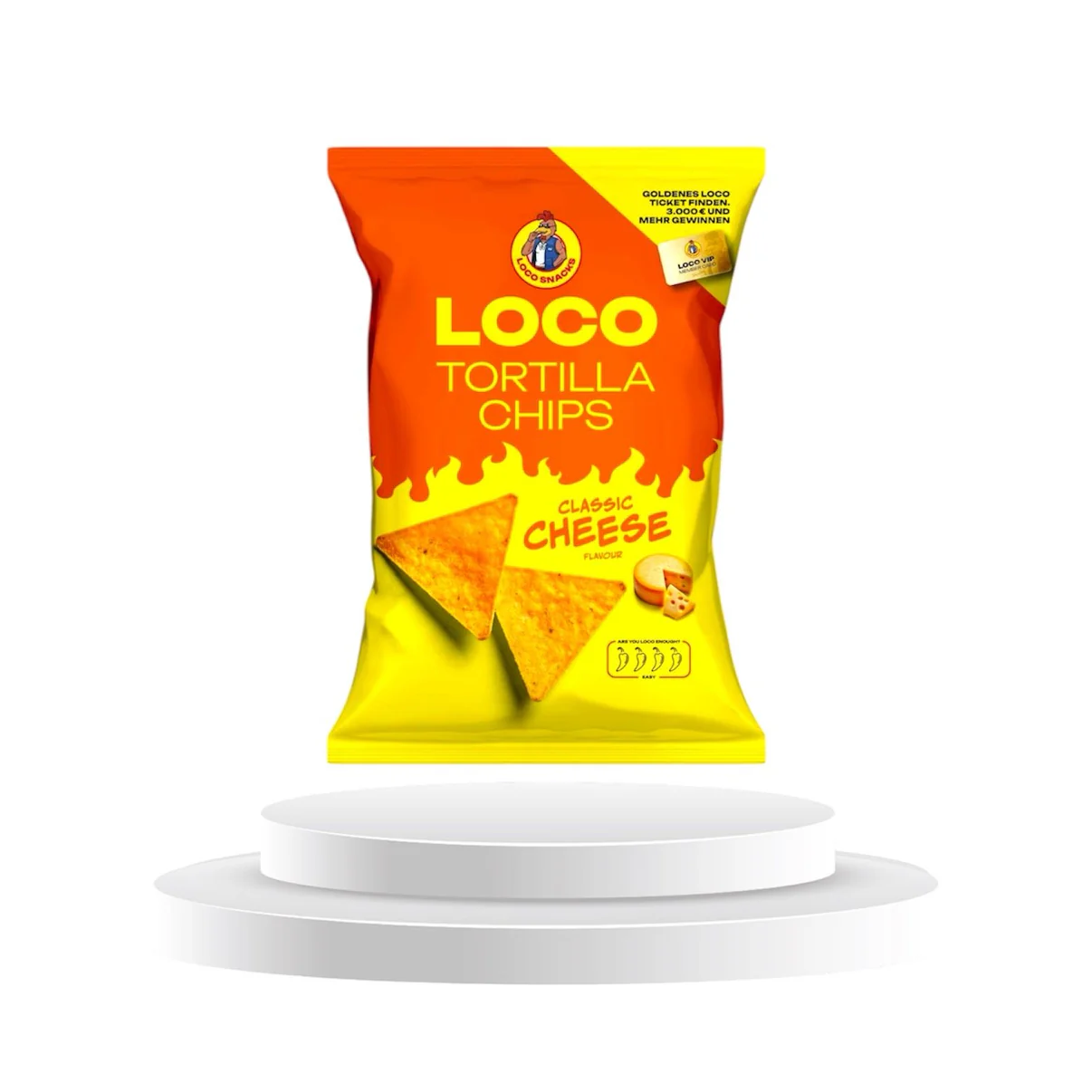 Loco Tortilla Chip Classic Cheese 12 X 100g