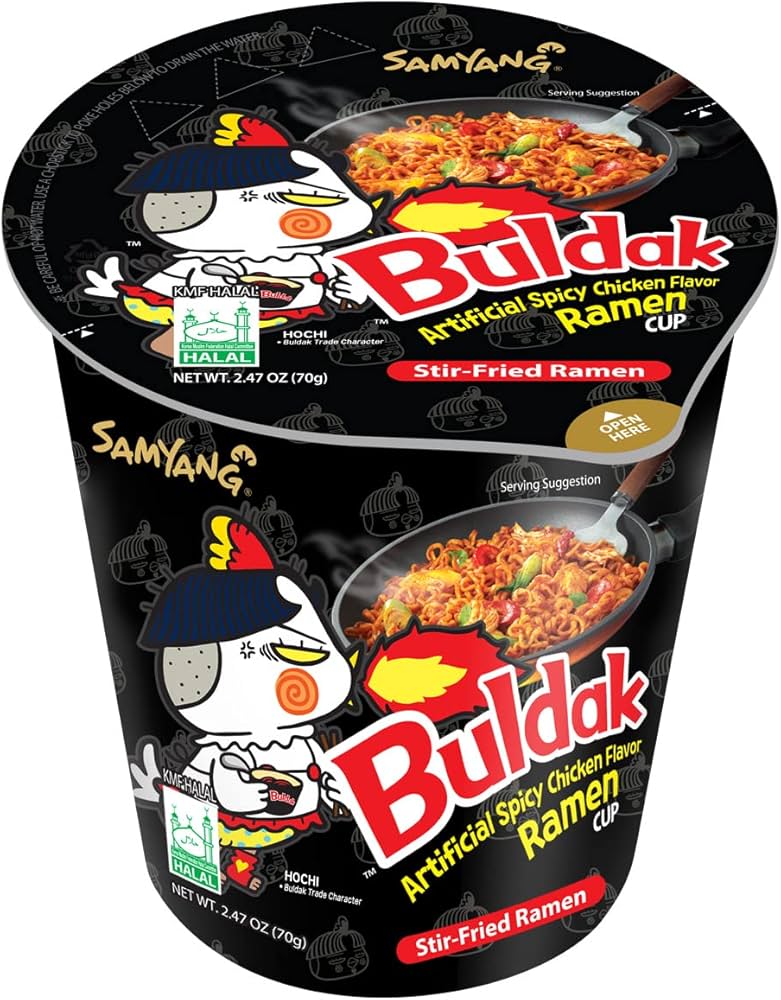 Samyang Buldak Hot Chicken Ramen Cup 30 X 70g