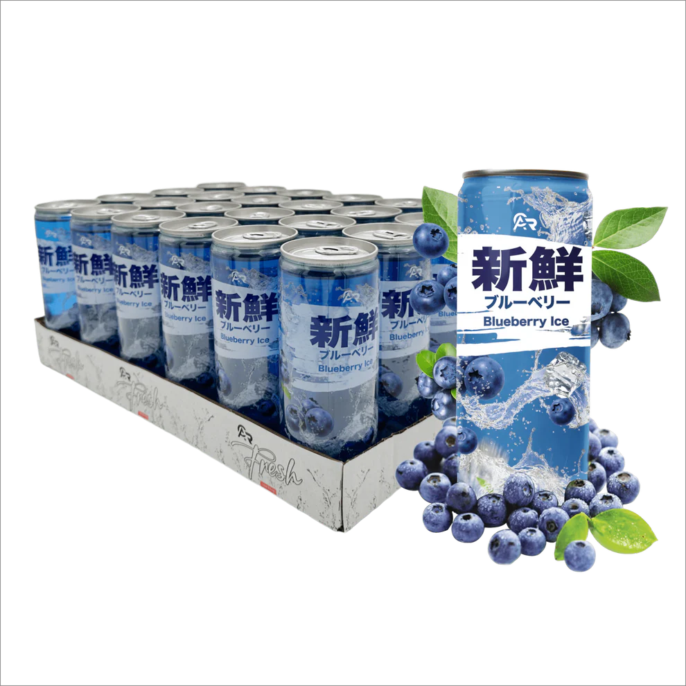 ACR Asian Style Blueberry Ice Sparkling 24 x330ml DPG
