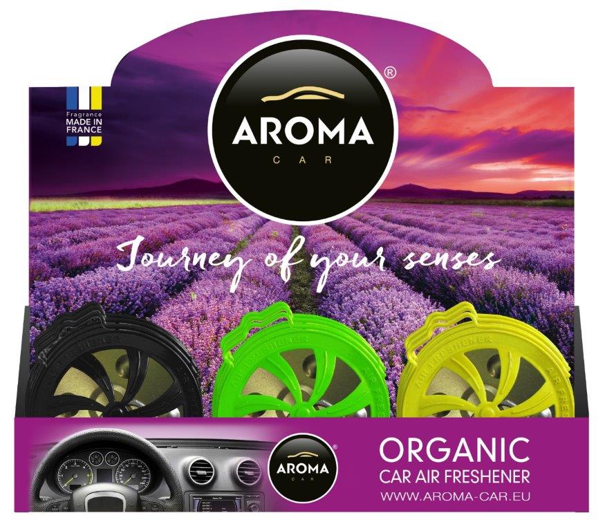 Aroma Car - Organic 12 x 40g mix Display