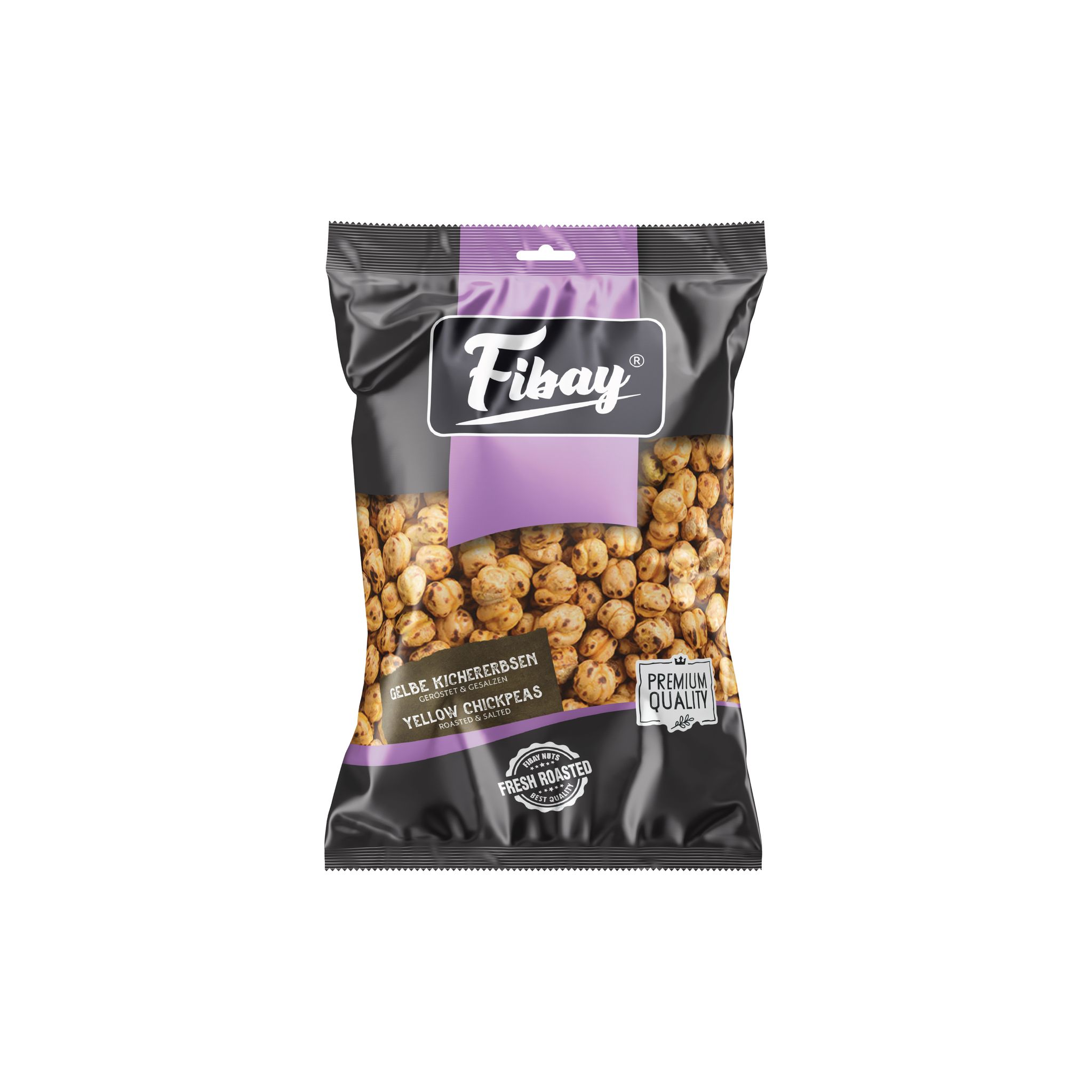 Fibay gelbe Kichererbsen ( Geröstet ) 16 x 130g