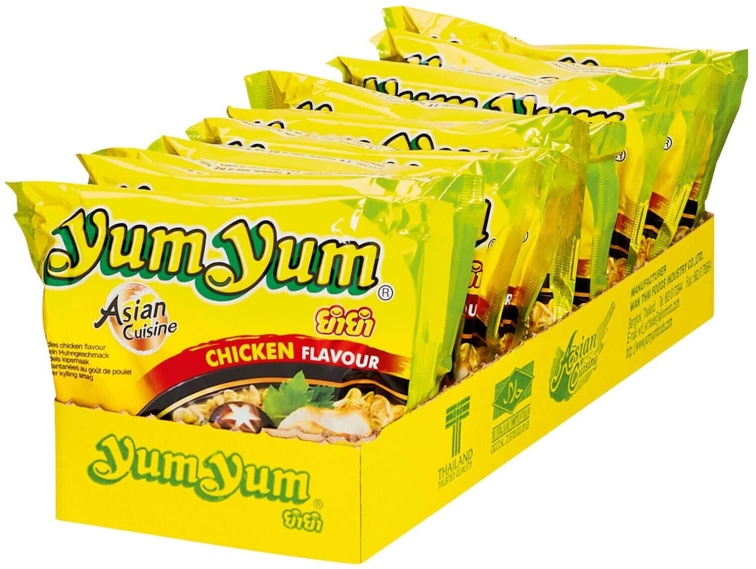 Yum Yum Instantnudeln Chicken Flavour 10x60g