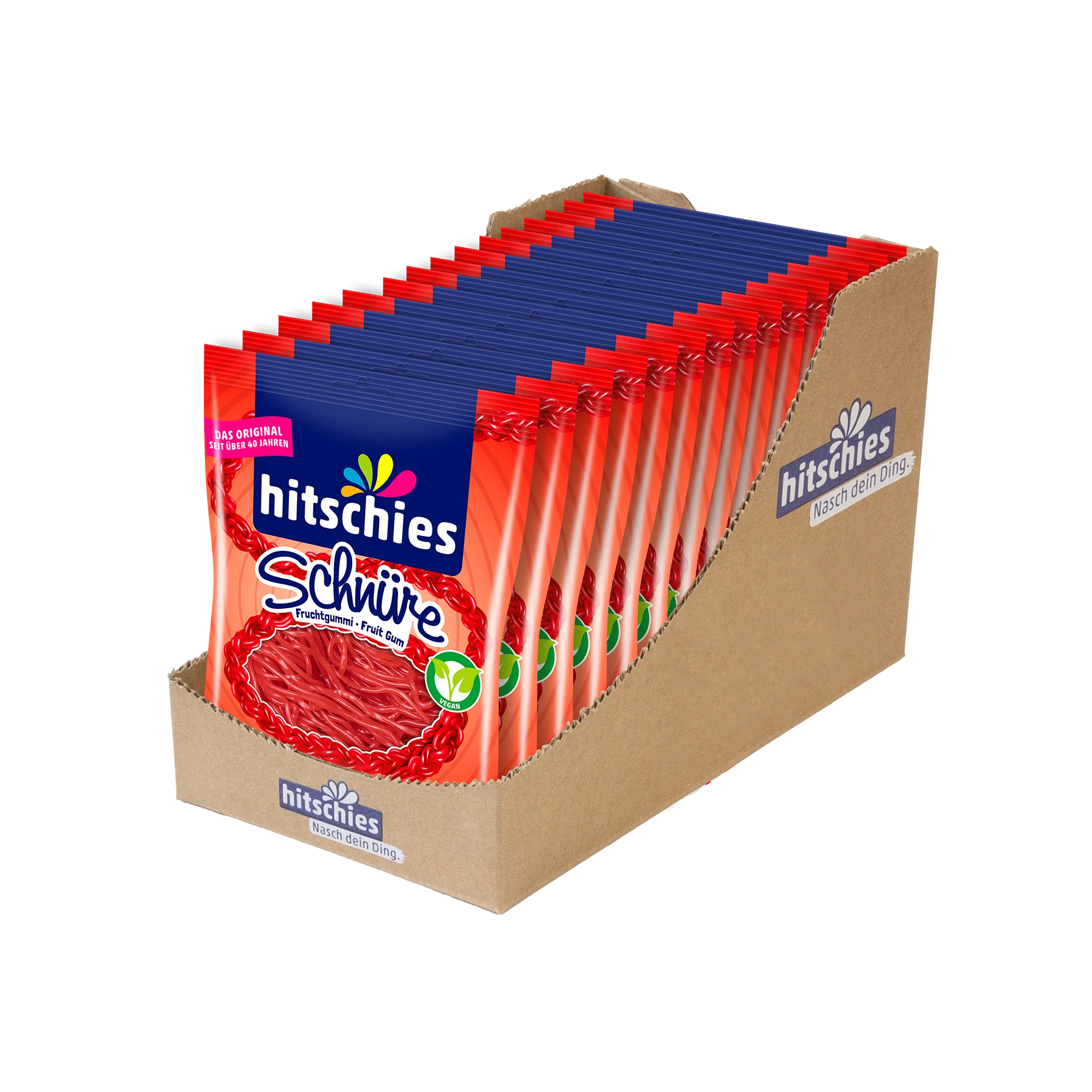 Hitschies Schnüre Erdbeere 15 x 125g