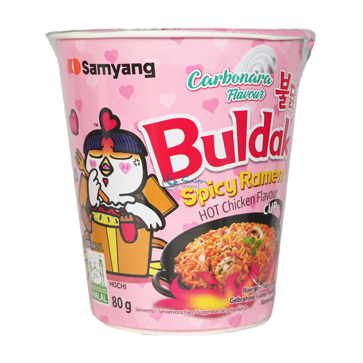 Samyang Buldak Carbonara Hot Chicken Cup 6 X 80g