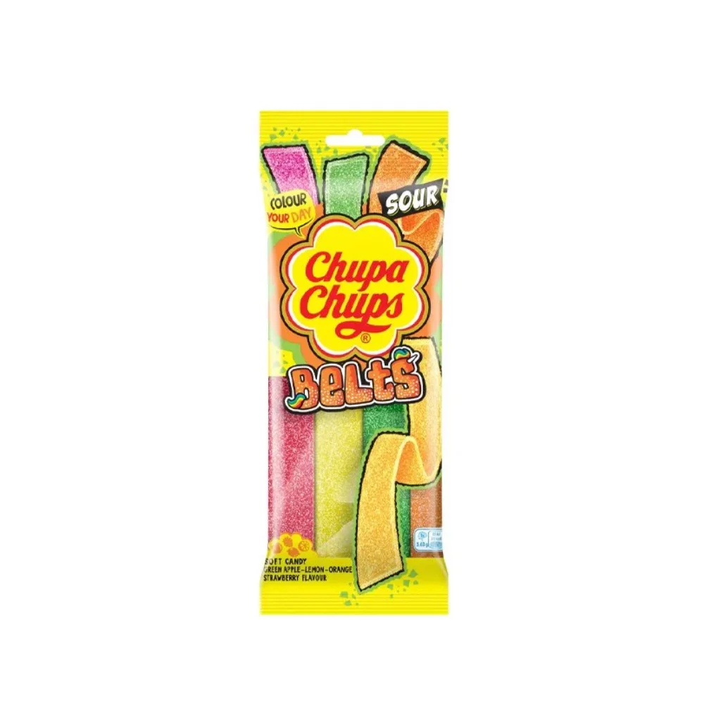 Chupa Chups - Sour Belts - Mixed - 18 x 90g