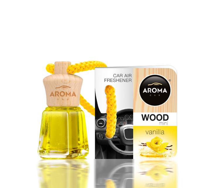 Aroma Car - Wood Mini Vanilla 20 stk