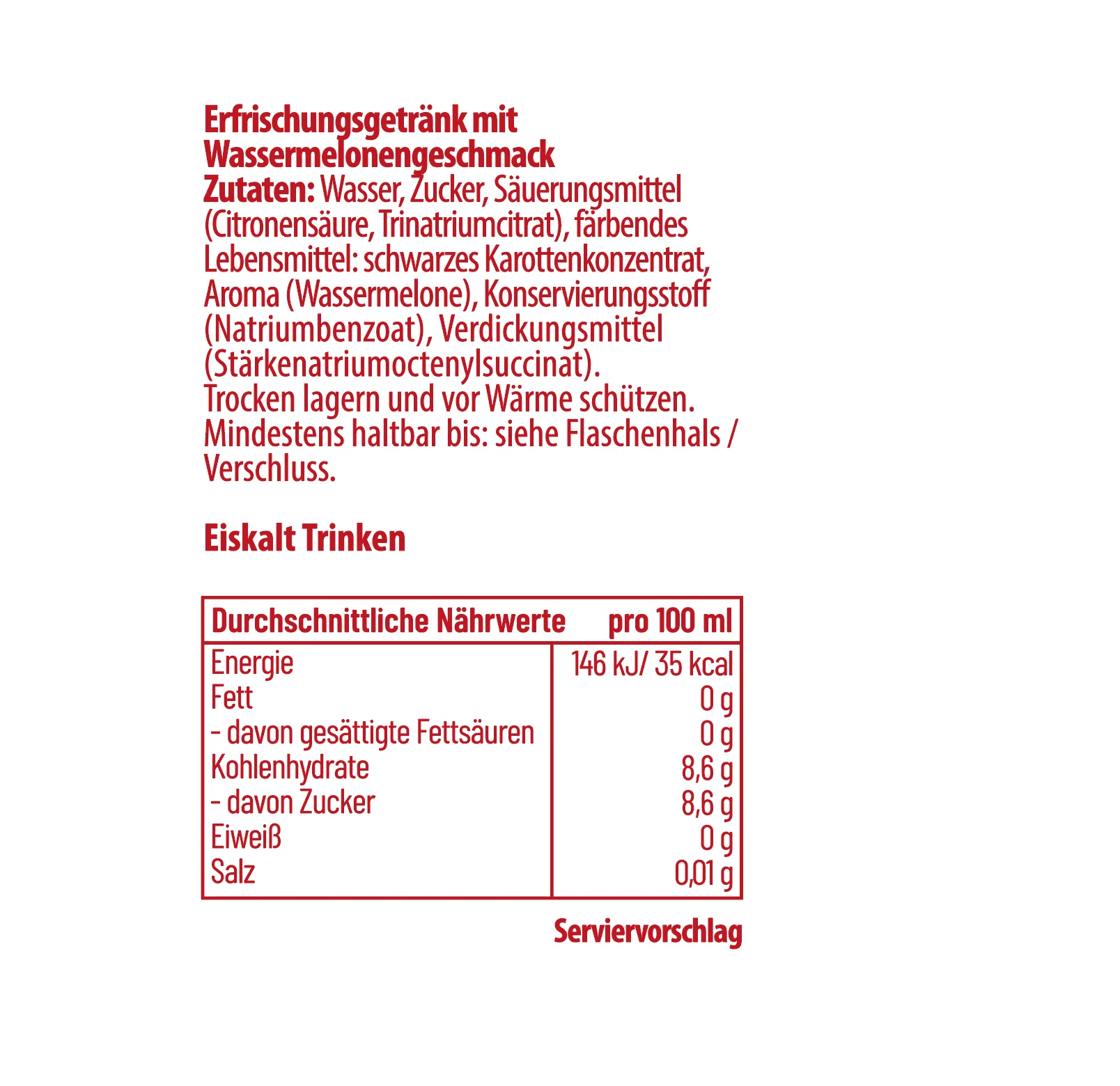 ACR Mystery Durstlöscher - Wassermelone 12 X 500ml