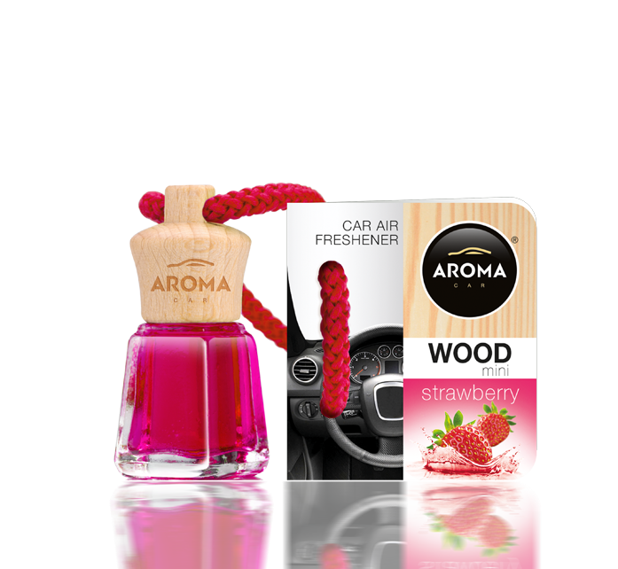 Aroma Car - Wood Mini Bubble Gum 20 stk