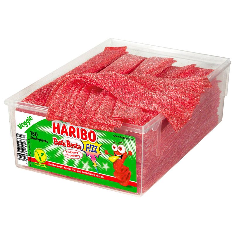Haribo Pasta Basta Erdbeere Sauer 150er
